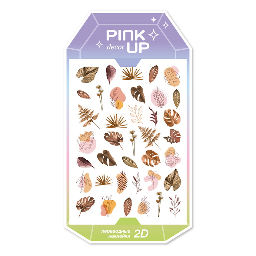 

Наклейки для ногтей PINK UP DECOR SPRING COLLECTION 2D переводные тон 127
