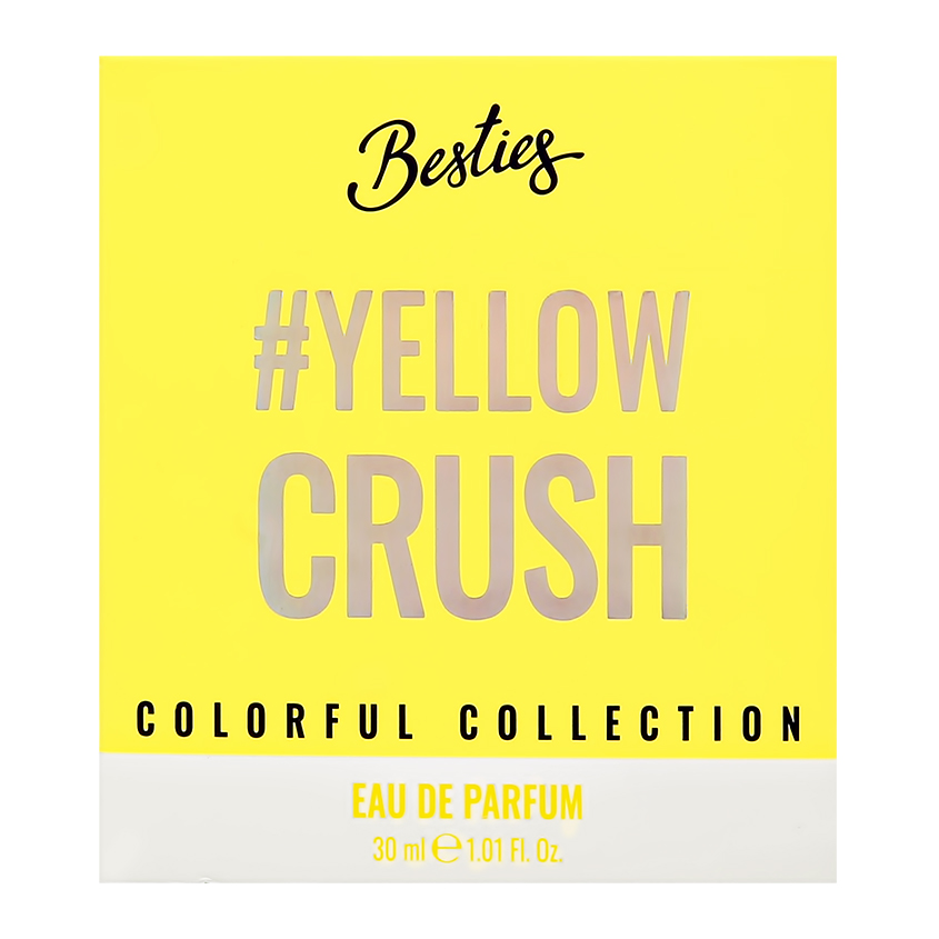 Парфюмерная вода `BESTIES` COLORFUL yellow crush 30 мл