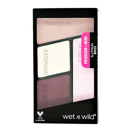 Палетка теней для век `WET N WILD` COLOR ICON тон E344b petalette (4 оттенка)