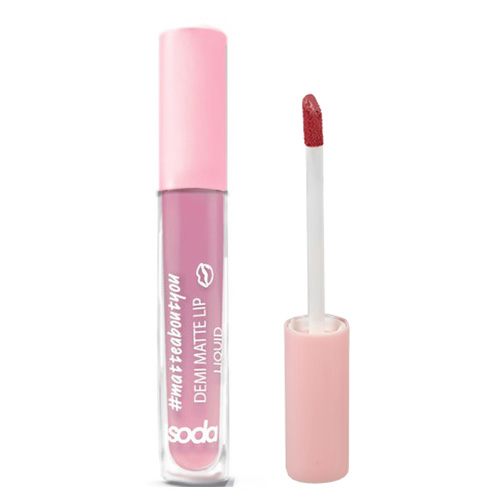

Помада для губ SODA DEMI MATTE LIP LIQUID матовая жидкая тон 002 bare yourself