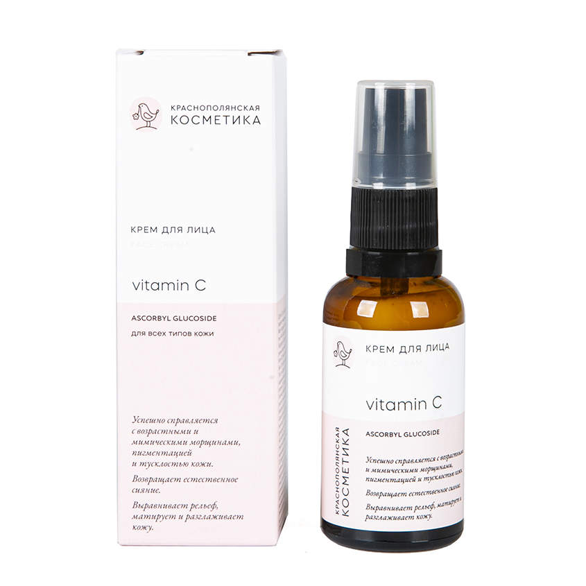 

Крем для лица КРАСНОПОЛЯНСКАЯ КОСМЕТИКА Vitamin C 30 мл