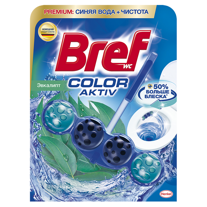 

Подвеска для унитаза BREF COLOR AKTIV Эвкалипт 50 г