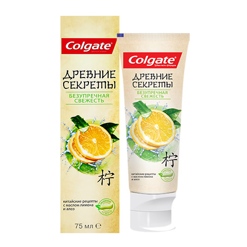 

Паста зубная COLGATE ДРЕВНИЕ СЕКРЕТЫ Безупречная свежесть 75 мл