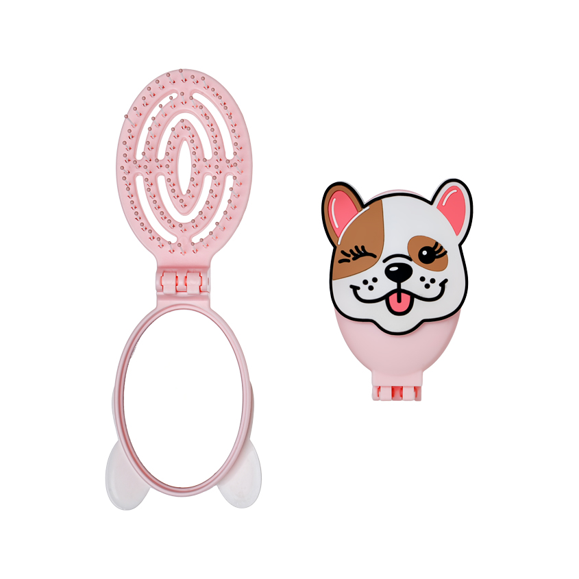 Расческа с зеркалом MISS PINKY