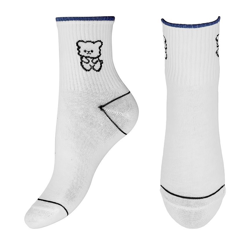 Носки SOCKS белые bear носки socks черные белые