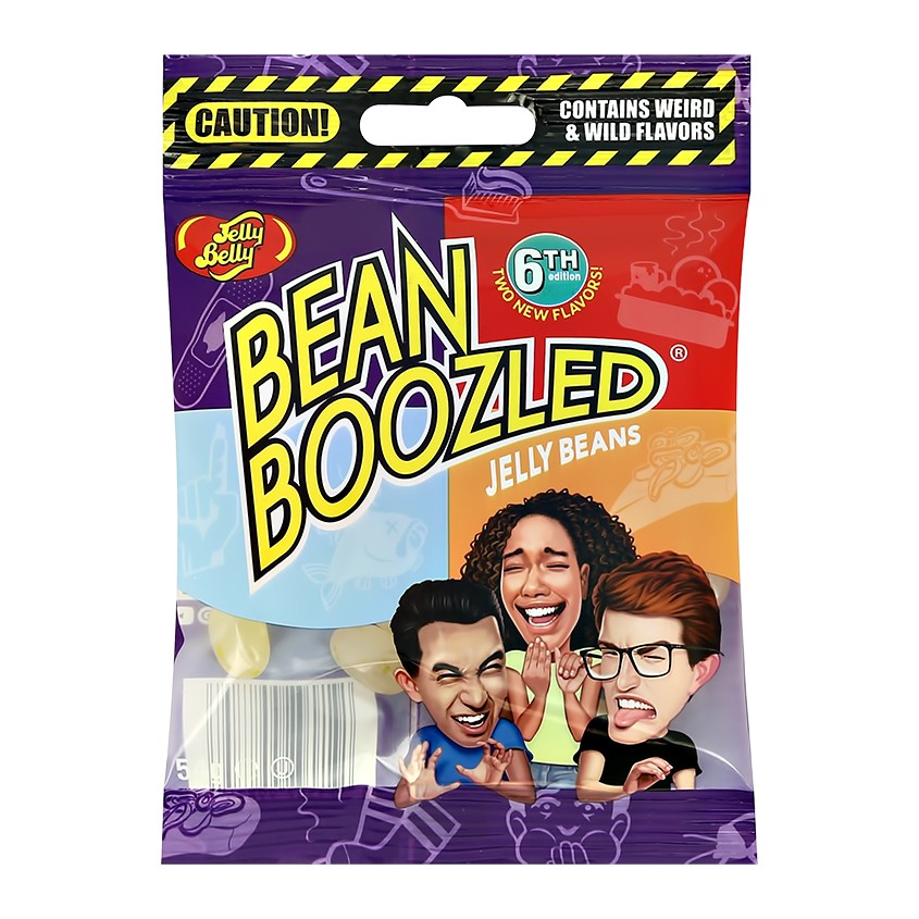 Драже жевательное JELLY BELLY ассорти Bean Boozled 54 г