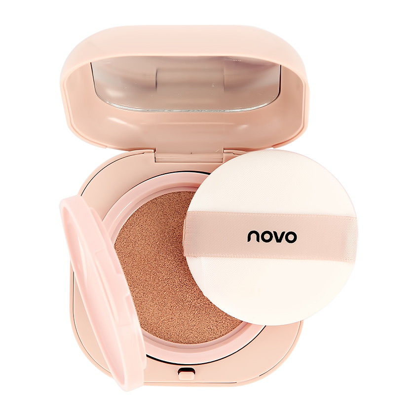 NOVO Основа-кушон тональная для лица NOVO LIGHT AIRY INVISIBLE CUSHION тон 01