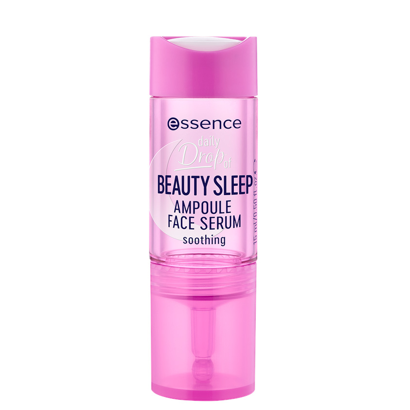 расслабляющая сыворотка для лица essence daily drop of beauty sleep ampoule face serum 15 ESSENCE Сыворотка для лица ESSENCE DROP OF BEAUTY SLEEP AMPOULE расслабляющая 15 мл