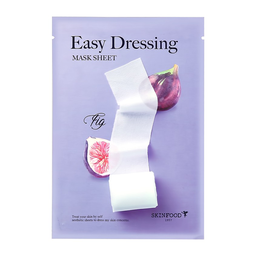 Маска для лица SKINFOOD EASY DRESSING с экстрактом инжира очищающая 37 г - фото 1