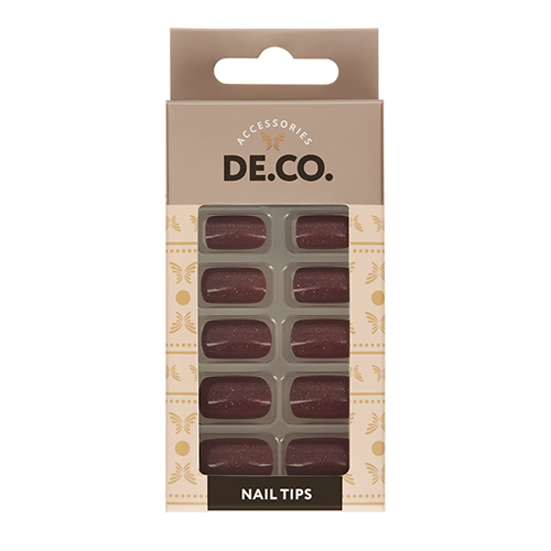 

Набор накладных ногтей DECO. GLOW Moon Dust 24 шт+ клеевые стикеры 24 шт