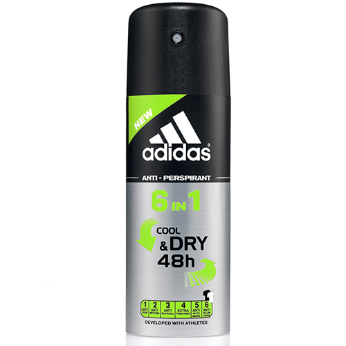

Део-спрей муж. ADIDAS COOL & DRY 6 в 1 антиперспирант 150 мл