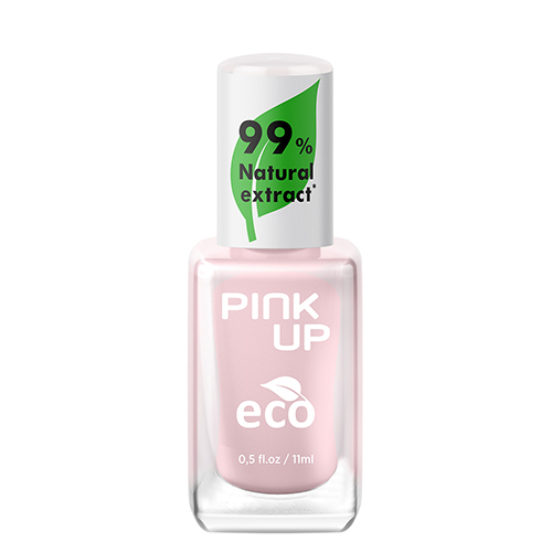 

Лак для ногтей PINK UP ECO тон 02 с натуральными ингредиентами 11 мл