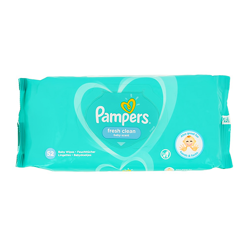 Салфетки детские PAMPERS FRESH CLEAN 52 шт