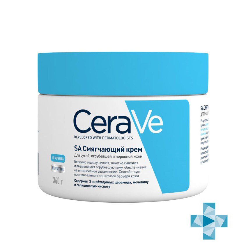

Крем для тела CERAVE смягчающий для сухой, огрубевшей и неровной кожи 340 г