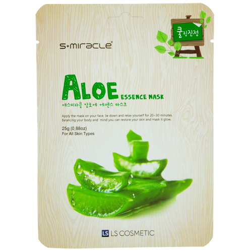 

Маска для лица S+MIRACLE с экстрактом алоэ 25 г