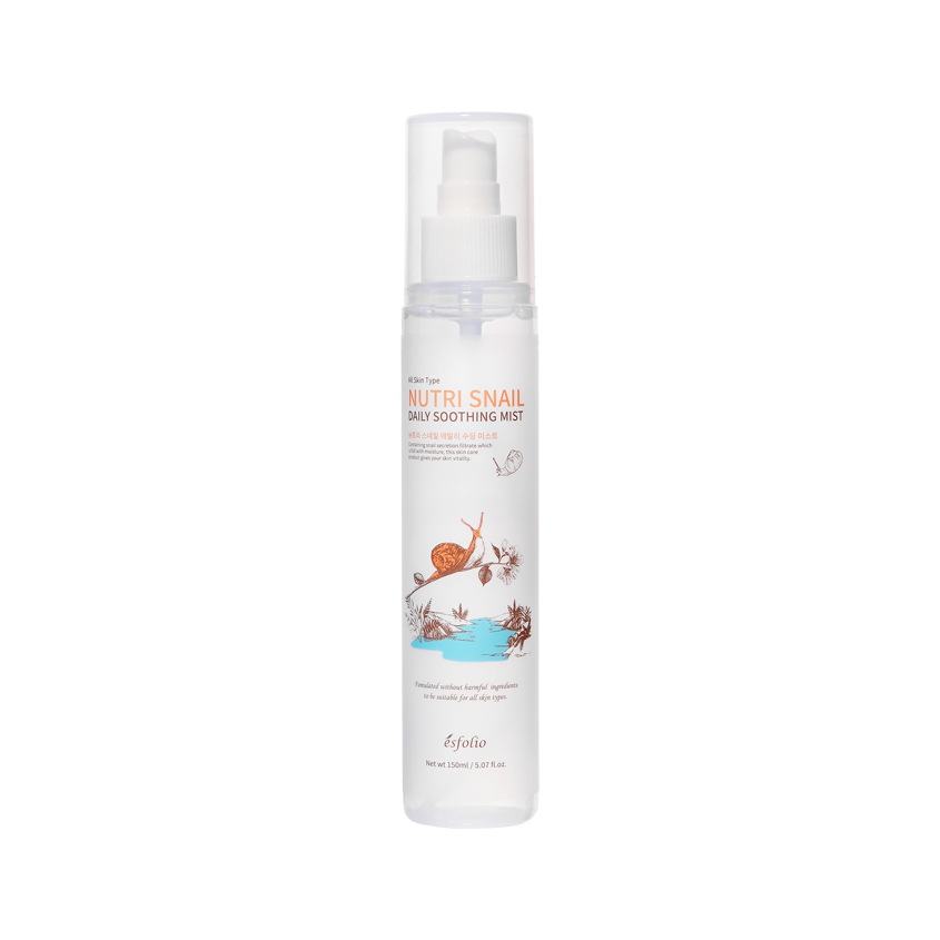 Мист для лица ESFOLIO NUTRI SNAIL с экстрактом муцина улитки 150 мл
