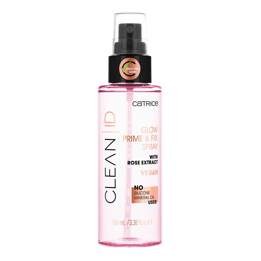 

Спрей-праймер для макияжа CATRICE CLEAN ID фиксирующий с мерцанием