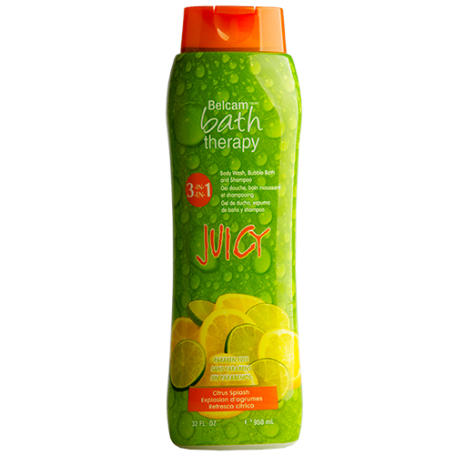 

Гель для душа, пена для ванны, шампунь для волос BATH THERAPY JUICY 3 в 1 Цитрусовый микс 950 мл