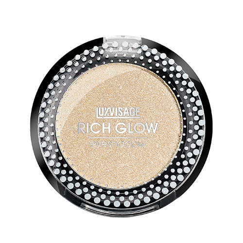 LUXVISAGE Тени для век LUXVISAGE RICH GLOW тон 1 champagne luxvisage тени для век rich glow 5 peach vanilla