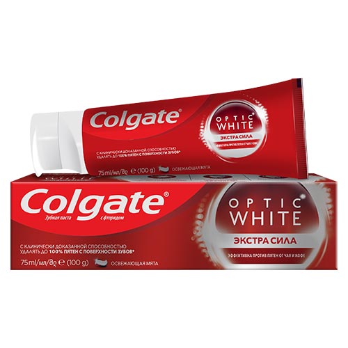 

Паста зубная COLGATE OPTIC WHITE Экстра сила 75 мл