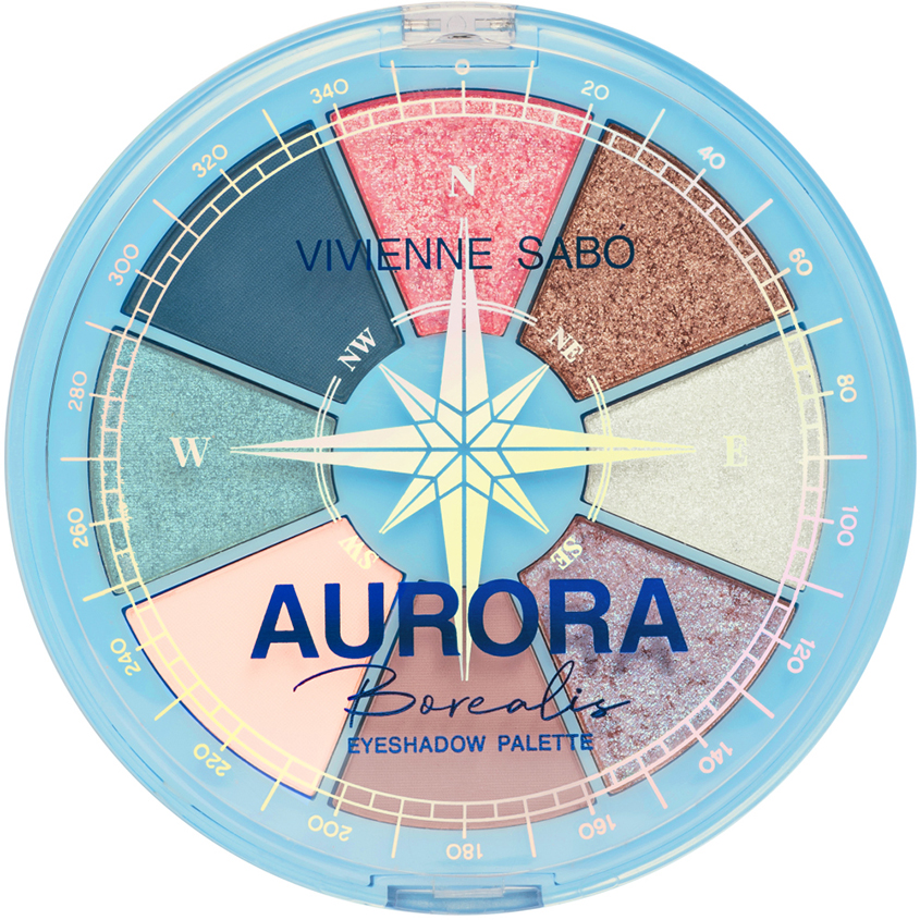 

Палетка теней для век VIVIENNE SABO AURORA BOREALIS тон 01