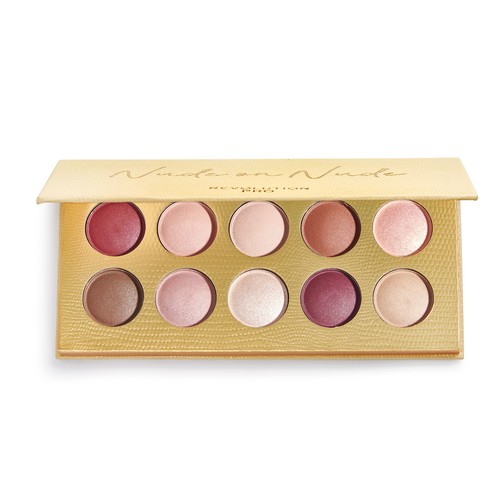 

Палетка теней для век REVOLUTION PRO COLOUR FOCUS SHADOW PALETTE тон nude on nude