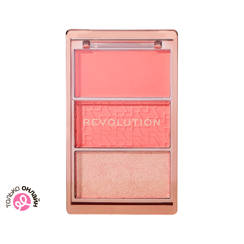 Палетка румян для лица REVOLUTION ICON BLUSH тон Authentic peach
