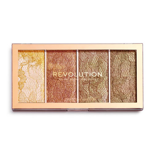 Палетка хайлайтеров для лица REVOLUTION VINTAGE LACE HIGHLIGHTER PALETTE