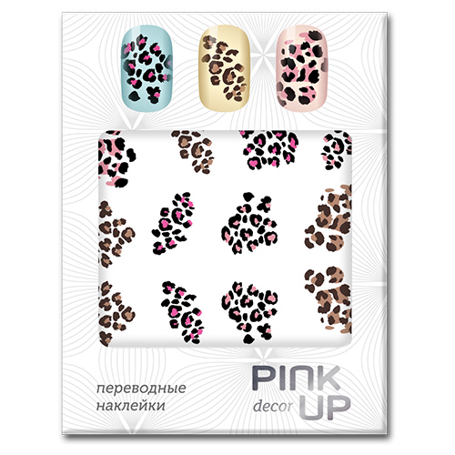 

Наклейки для ногтей PINK UP DECOR белая упаковка тон 616