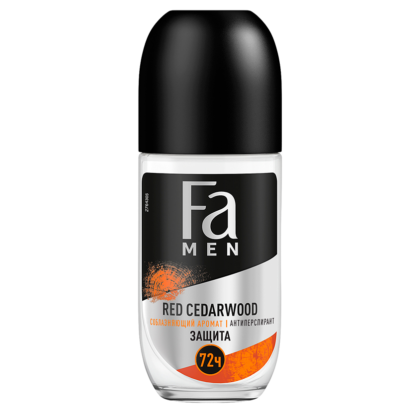 

Део-ролл муж. FA MEN RED CEDARWOOD 72ч 50 мл