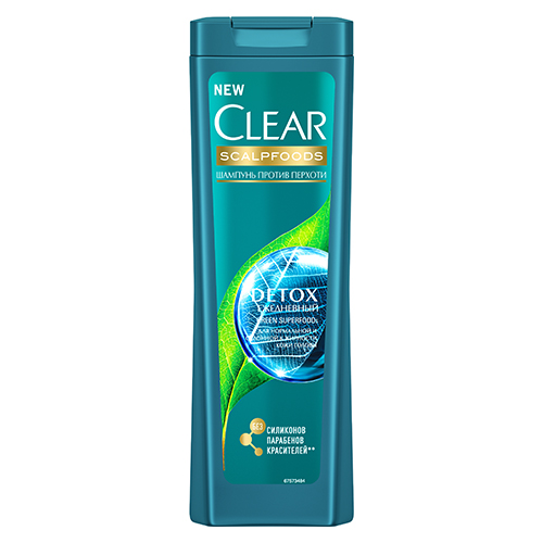 

Шампунь для волос CLEAR SCALPFOODS DETOX Ежедневный против перхоти 200 мл