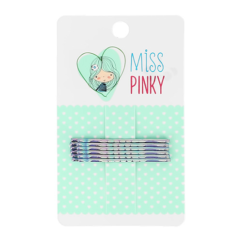 

Набор невидимок MISS PINKY 6 шт