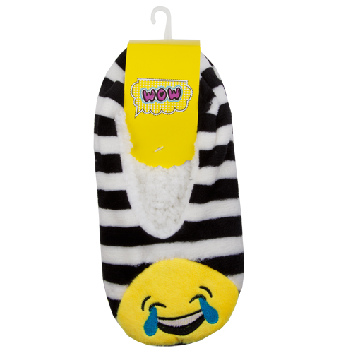 

Тапочки SOCKS SMILE черные, one size