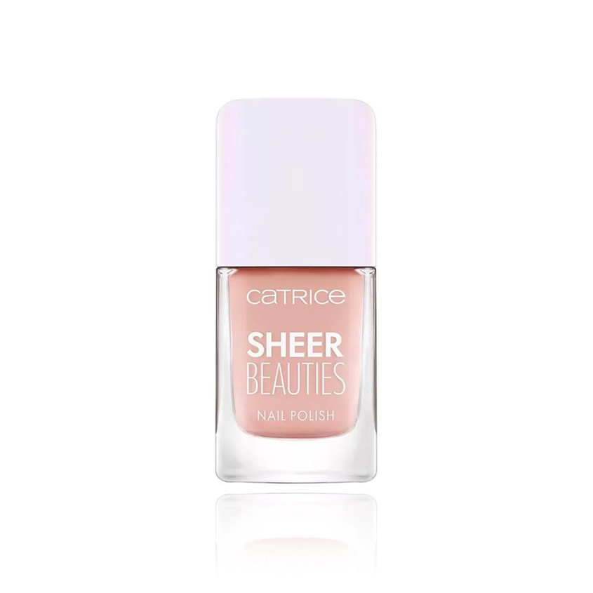 Лак для ногтей CATRICE SHEER BEAUTIES тон 070 Nudie Beautie лак для ногтей sheer beauties nail polish catrice 10 5 мл 040 fluffy cotton candy