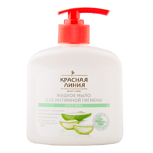 

Мыло жидкое для интимной гигиены КРАСНАЯ ЛИНИЯ Алое 250 мл