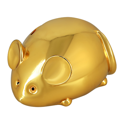 

Фигурка декоративная ARTS Крыса золотая копилка