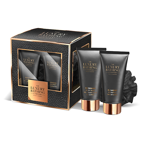 

Набор подарочный мужской THE LUXURY BATHING BY GRACE COLE GC HOMME гель для душа 50 мл, шампунь 50 мл, мочалка
