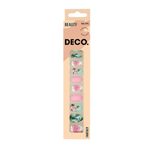 

Набор накладных ногтей DECO. FANTASY tropic 24 шт + клеевые стикеры 24 шт