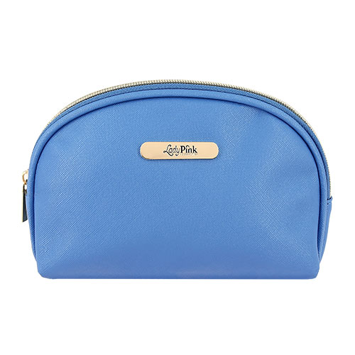 

Косметичка LADY PINK must have овальная синяя