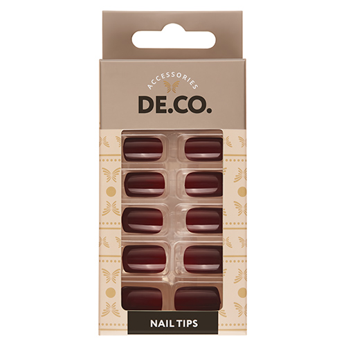 

Набор накладных ногтей DECO. ESSENTIAL Choco 24 шт + клеевые стикеры 24 шт