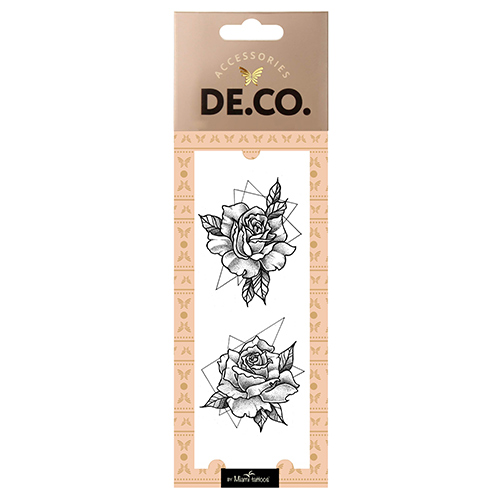 

Татуировка для тела DE.CO. REAL TATTOO by Miami tattoos переводная Geo Rose