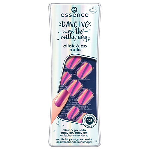 

Накладные ногти ESSENCE DANCING ON THE MILKY WAY на клейкой основе