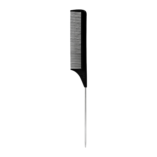 Расческа-гребень для волос LADY PINK BASIC PROFESSIONAL с металлической ручкой 22 см, Для волос женские