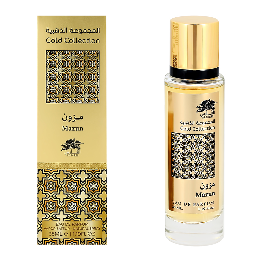 AL FARES Парфюмерная вода AL FARES GOLD COLLECTION mazun 35 мл emper al fares парфюмерная вода unisex nahr al oud patchouli 100 мл