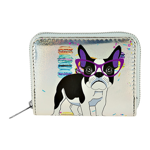 

Кошелек LADY PINK маленький Собака в очках