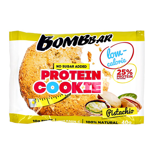 BOMBBAR Печенье неглазированное BOMBBAR Фисташка 40 г печенье bombbar неглазированное фисташка 40г