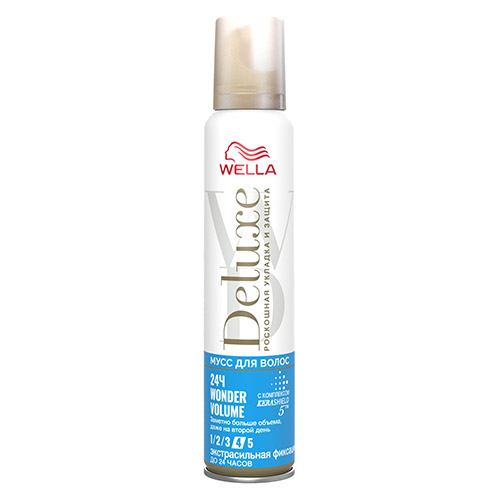 

Мусс для волос WELLA 24Ч WONDER VOLUME Экстрасильная фиксация 200 мл