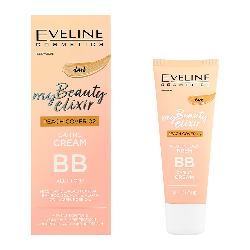 BB-крем для лица EVELINE MY BEAUTY ELIXIR DARK PEACH 30 мл