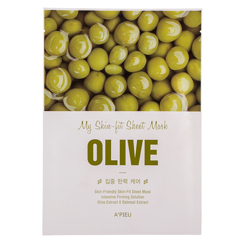 

Маска для лица APIEU MY SKIN-FIT SHEET MASK с экстрактом оливы омолаживающая 25 г