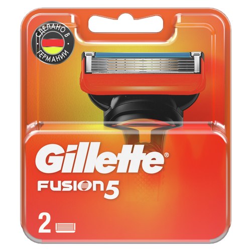 Кассеты для станка GILLETTE FUSION 2 шт